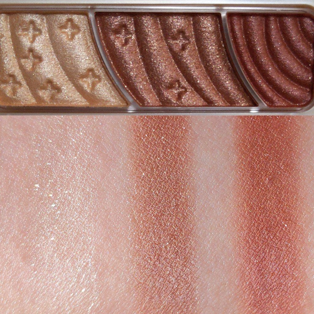 トーンアップアイシャドウ/CEZANNE/アイシャドウパレットを使ったクチコミ(3枚目)