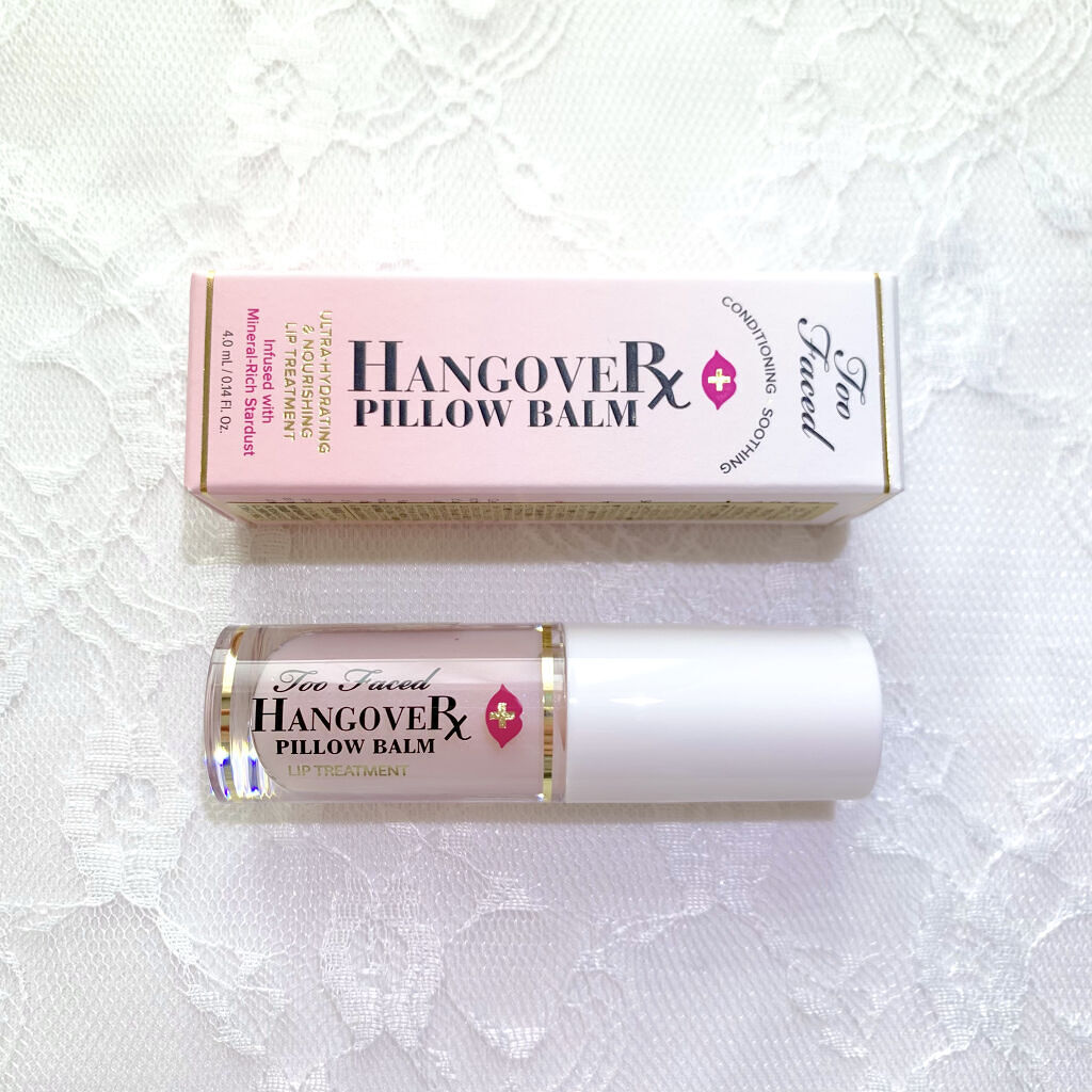 ～トゥー フェイスド ハングオーバー～ ピロー バーム リップ トリートメント/Too Faced/リップ美容液を使ったクチコミ（3枚目）