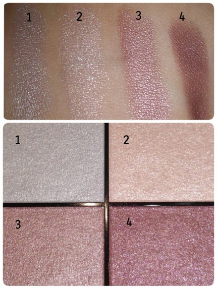 リアルクローズシャドウ/excel/アイシャドウパレットを使ったクチコミ(2枚目)