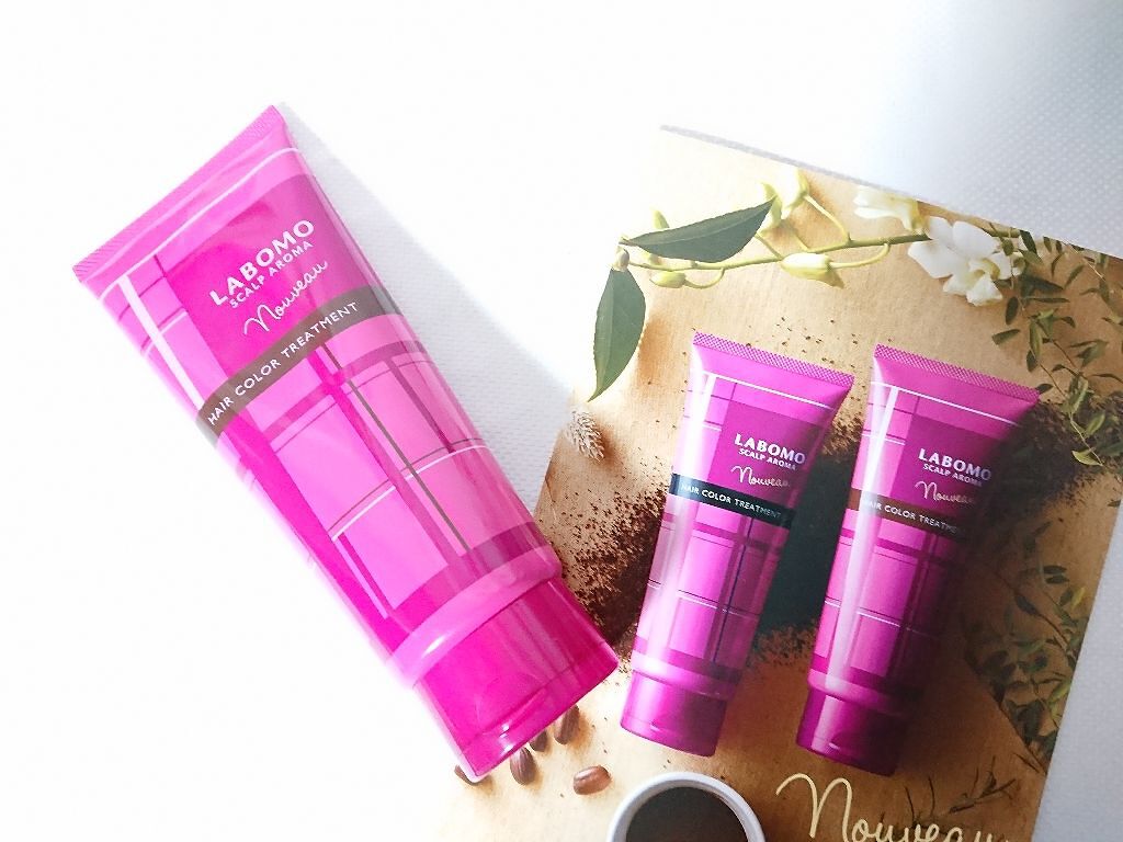 LABOMO SCALP AROMA ヘアカラートリートメント/アートネイチャー/ヘアカラーを使ったクチコミ（1枚目）