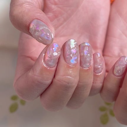 ぴよこれいと あうるす on LIPS 「※このネイル、気泡はわざと入れています💅なんと、@me_nai..」(4枚目)