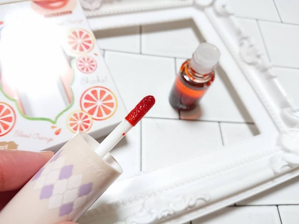 カクテルシェイクティント/ベビーピンク/リップティントを使ったクチコミ（3枚目）