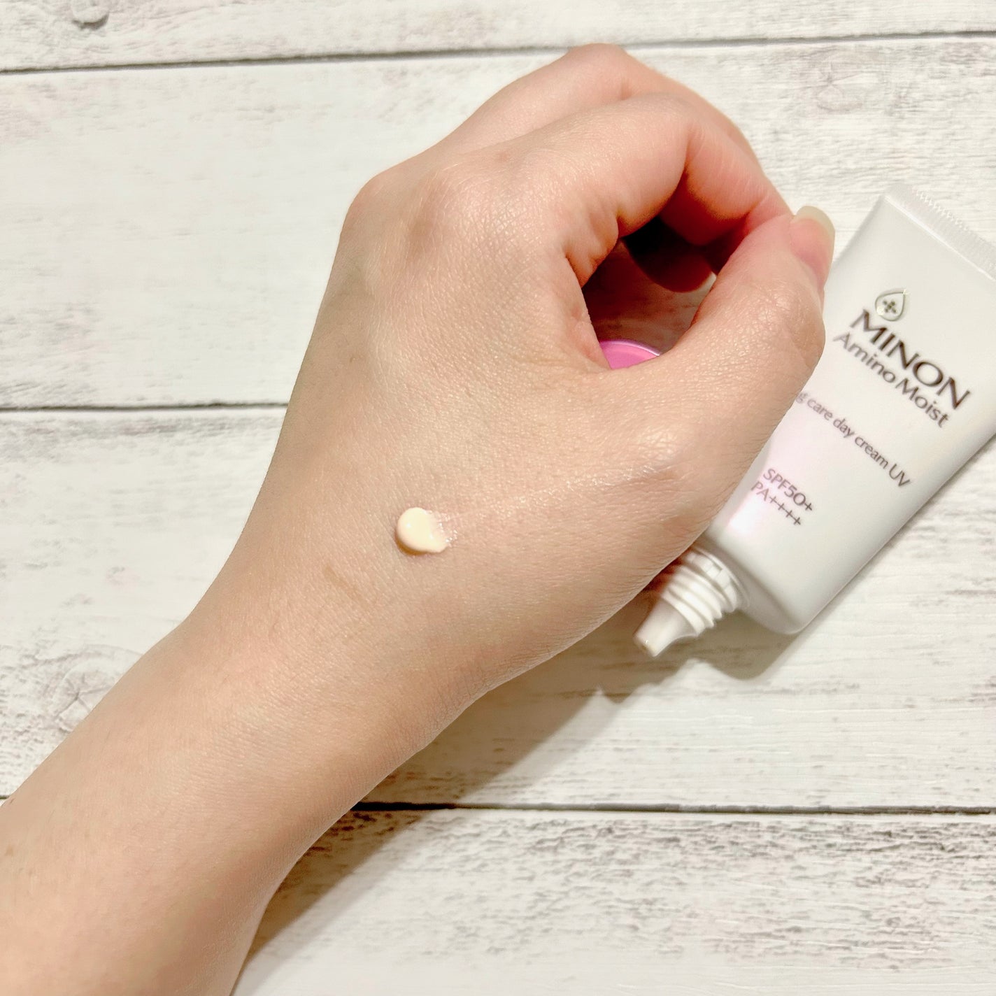 ミノン アミノモイスト エイジングケア デイクリームUV/ミノン/日焼け止めクリームを使ったクチコミ(2枚目)