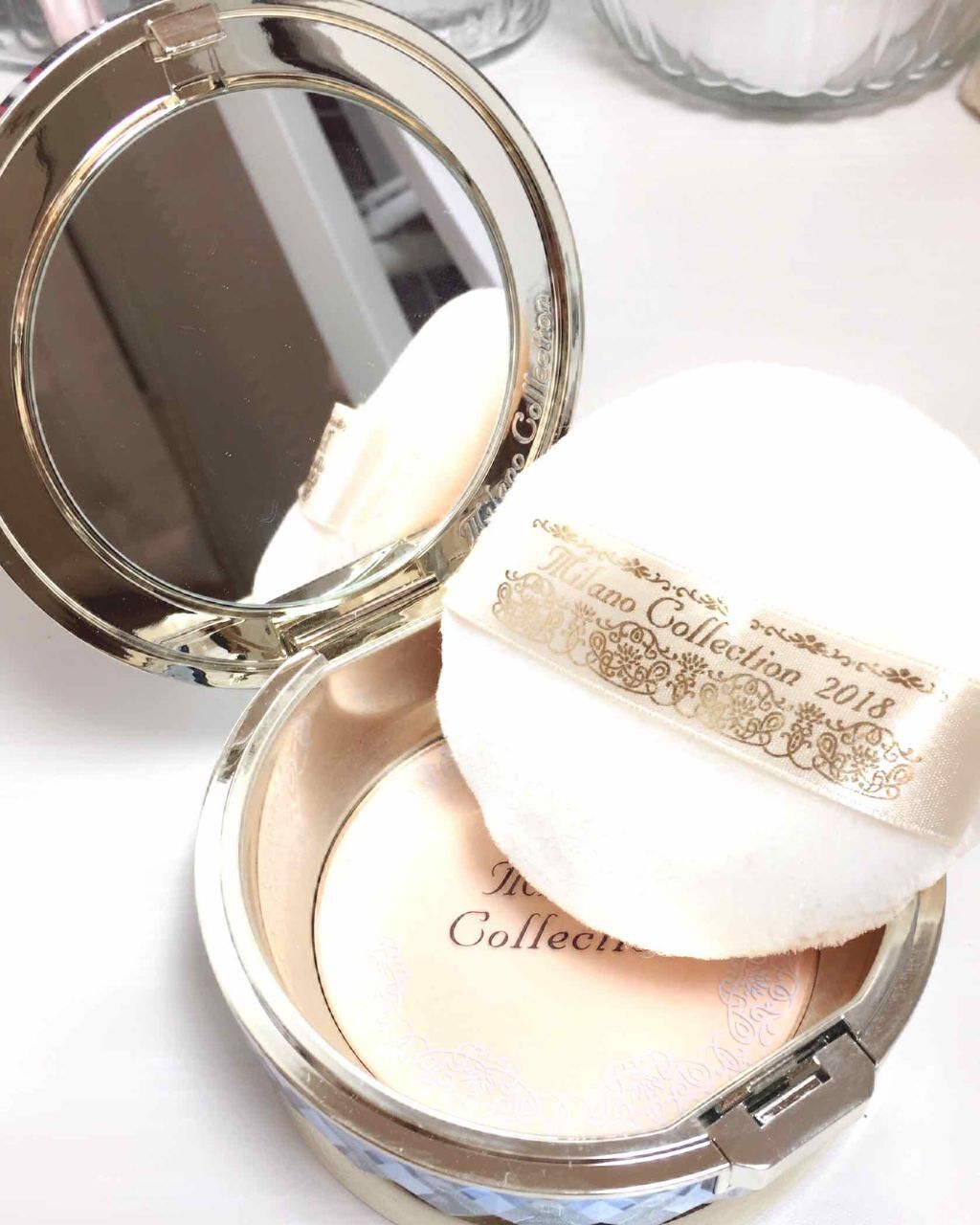 フェースアップパウダー<ミラノコレクション2018>/ミラノコレクション/プレストパウダーを使ったクチコミ(2枚目)