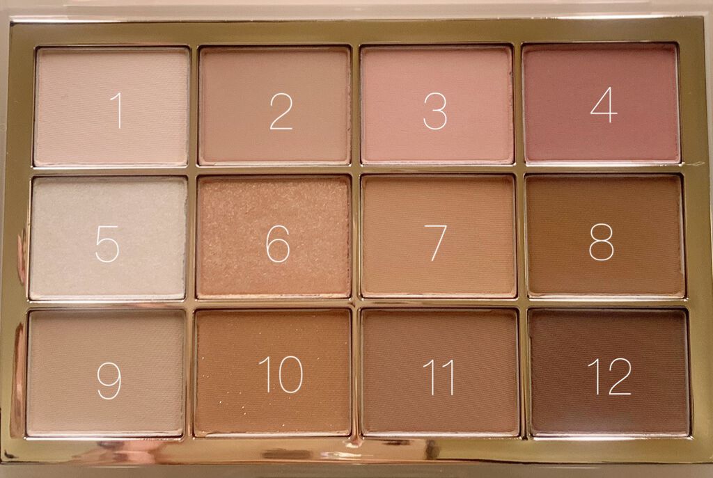 ソフトブラーリングアイパレット/wakemake/アイシャドウパレットを使ったクチコミ(2枚目)