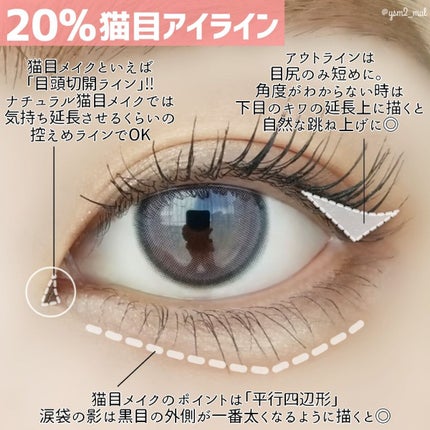 「密着アイライナー」ショート筆リキッド/デジャヴュ/リキッドアイライナーを使ったクチコミ(3枚目)