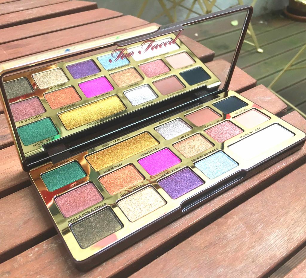 チョコレート ゴールド アイ シャドウ パレット/Too Faced/アイシャドウパレットを使ったクチコミ（1枚目）