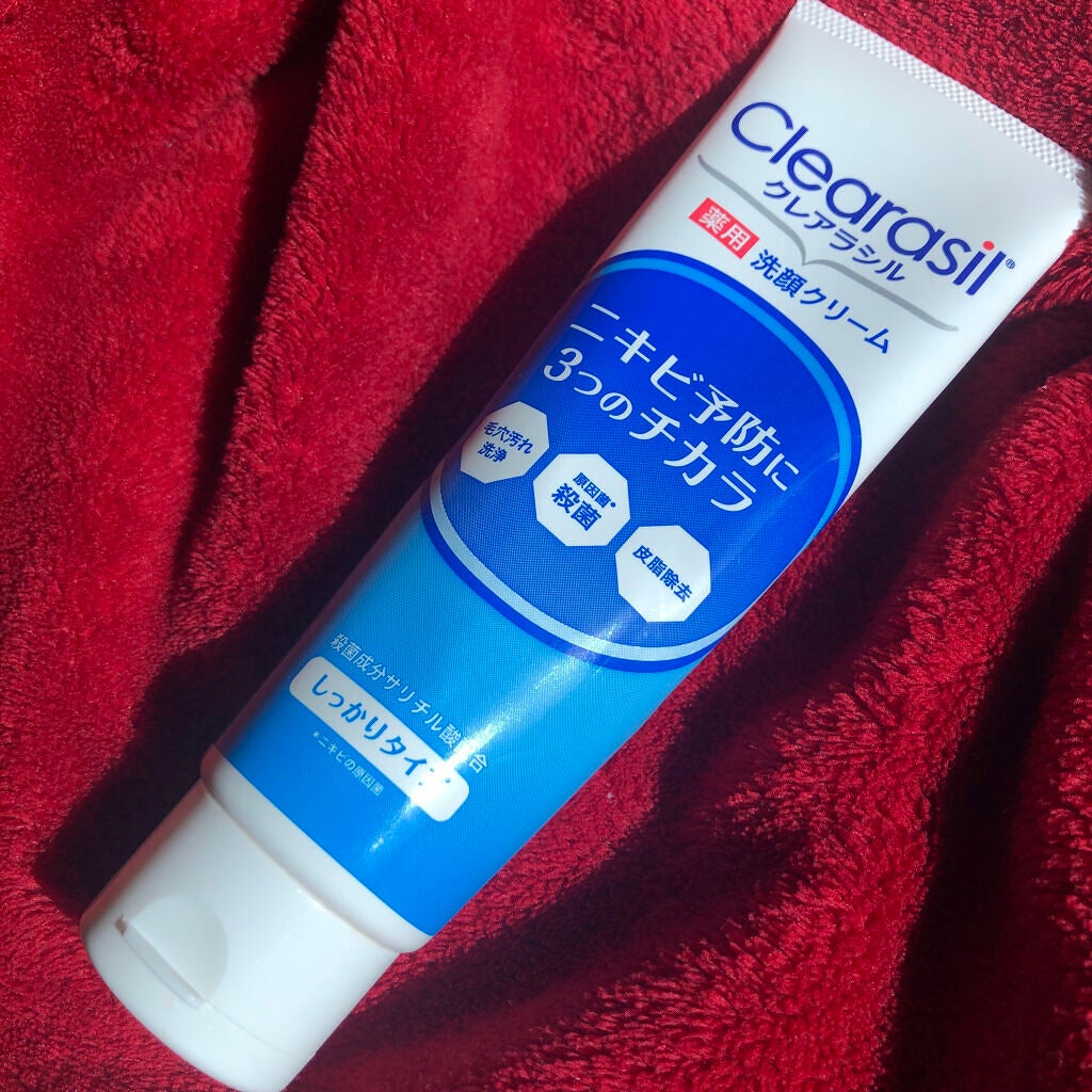 薬用洗顔フォーム しっかりタイプ/クレアラシル/洗顔フォームを使ったクチコミ(1枚目)
