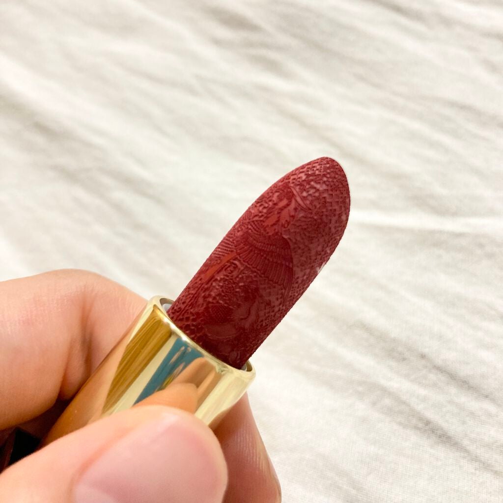 頤和園 コラボ 彫刻口紅/CATKIN/口紅を使ったクチコミ(5枚目)