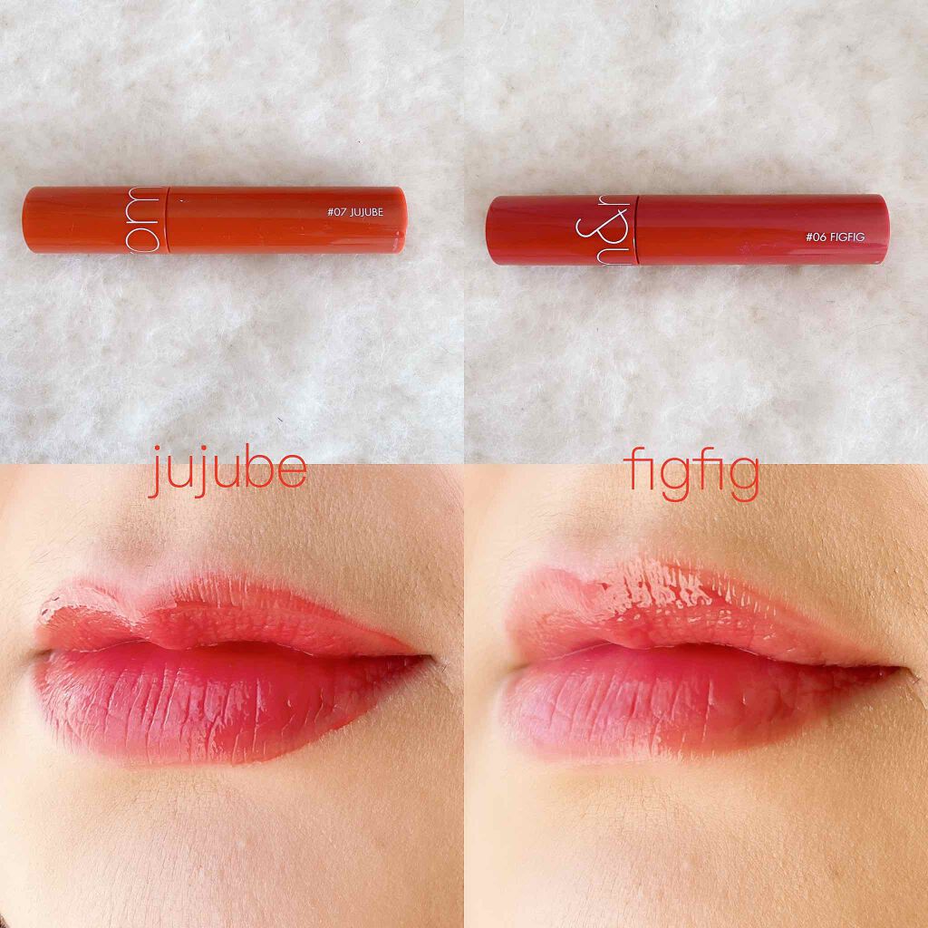 ジューシーラスティングティント/rom&nd/リップティントを使ったクチコミ(2枚目)