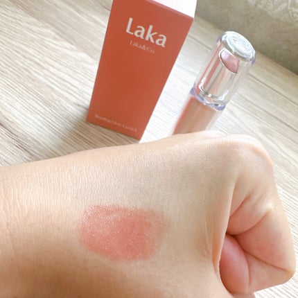 ボンディンググロウリップスティック/Laka/口紅を使ったクチコミ(3枚目)