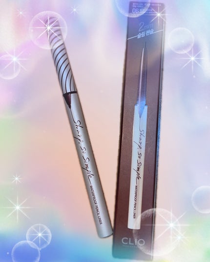 シャープ ソ シンプル ウォータープルーフ ペンシル ライナー/CLIO/ペンシルアイライナーを使ったクチコミ(1枚目)