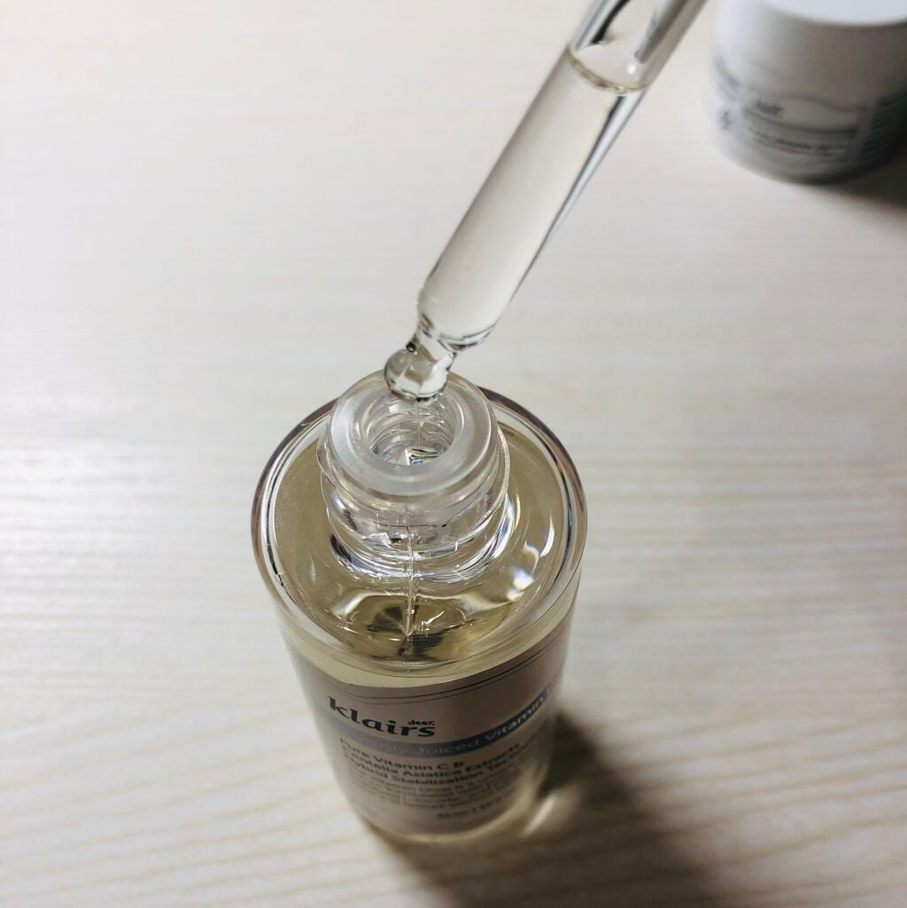 フレッシュリージュースドビタミンドロップ(35ml)/Klairs/美容液を使ったクチコミ(3枚目)