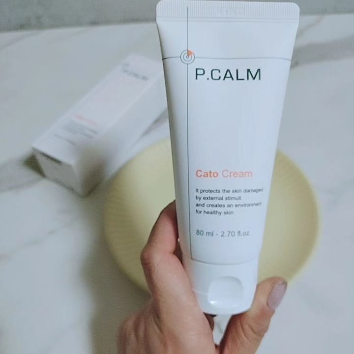 カトクリーム/P.CALM/フェイスクリームを使ったクチコミ（3枚目）