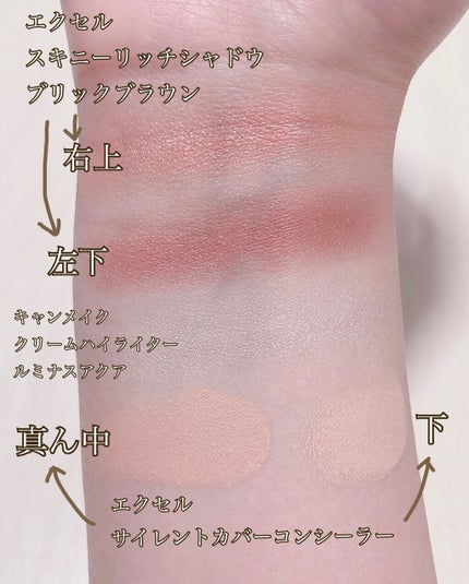 スキニーリッチシャドウ/excel/アイシャドウパレットを使ったクチコミ(6枚目)