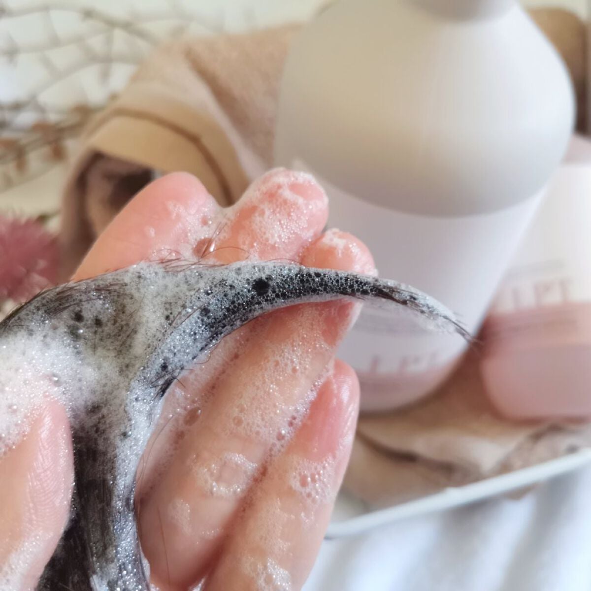 LPTケラチンリペアシャンプー/Daleaf/市販シャンプーを使ったクチコミ(3枚目)