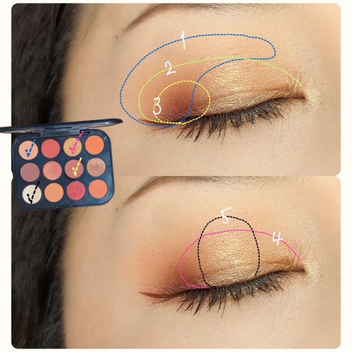 コネクト イン カラー アイシャドウ パレット × 12/M・A・C/アイシャドウパレットを使ったクチコミ(4枚目)