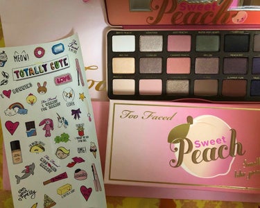 スイートピーチ アイシャドウ パレット/Too Faced/アイシャドウパレットを使ったクチコミ（1枚目）