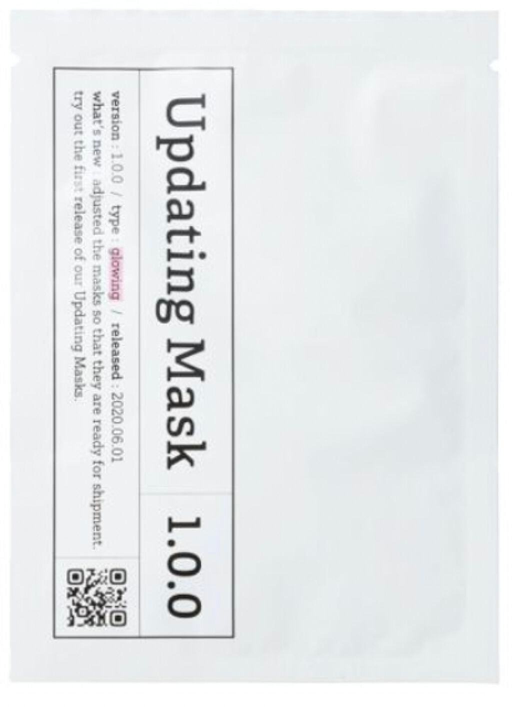Updating Mask 1.0.0 Type G(ツヤ)/glowing 1セット5枚入り meol