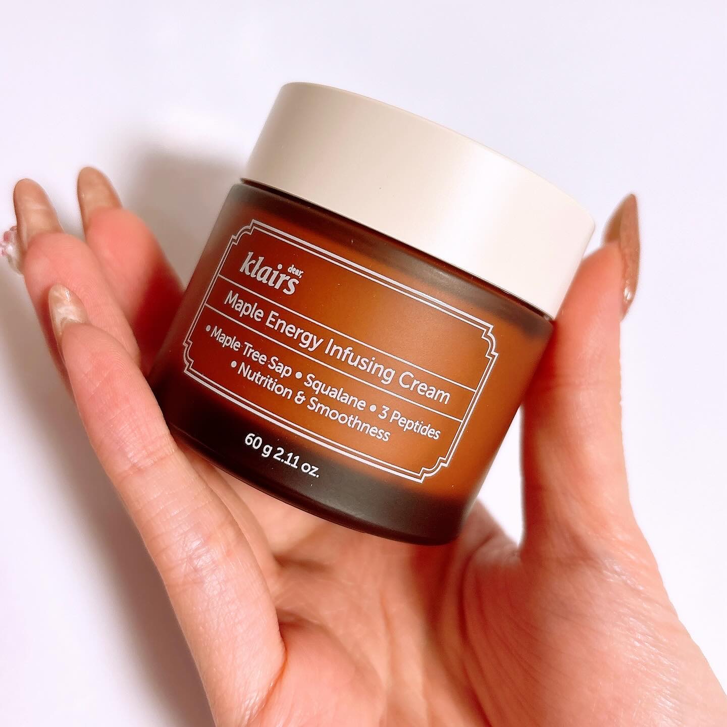 メープルエナジーインフュージングクリーム/Klairs/フェイスクリームを使ったクチコミ（3枚目）