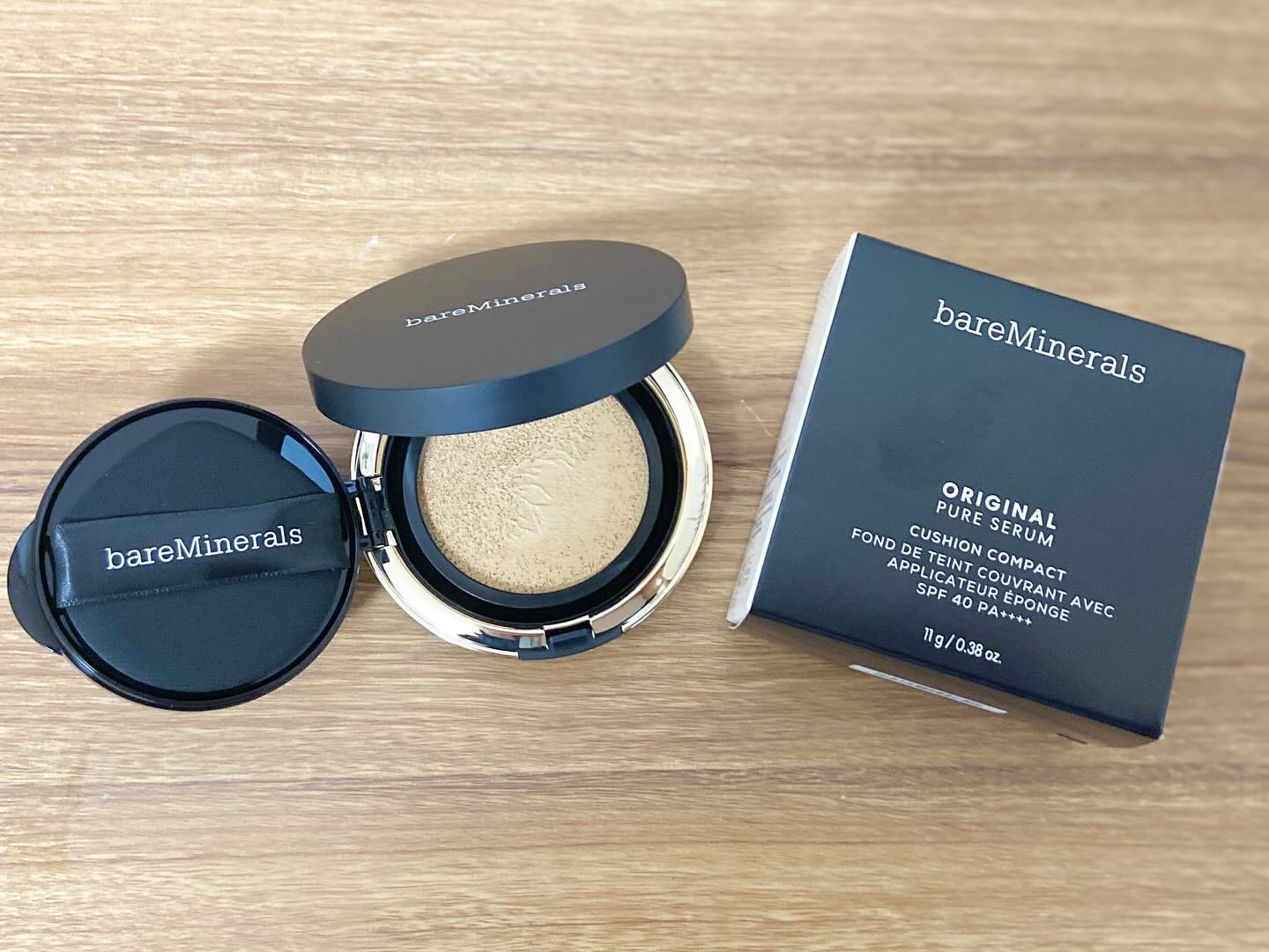 オリジナル ピュア セラム カバーアップ クッション/bareMinerals/クッションファンデーションを使ったクチコミ（3枚目）