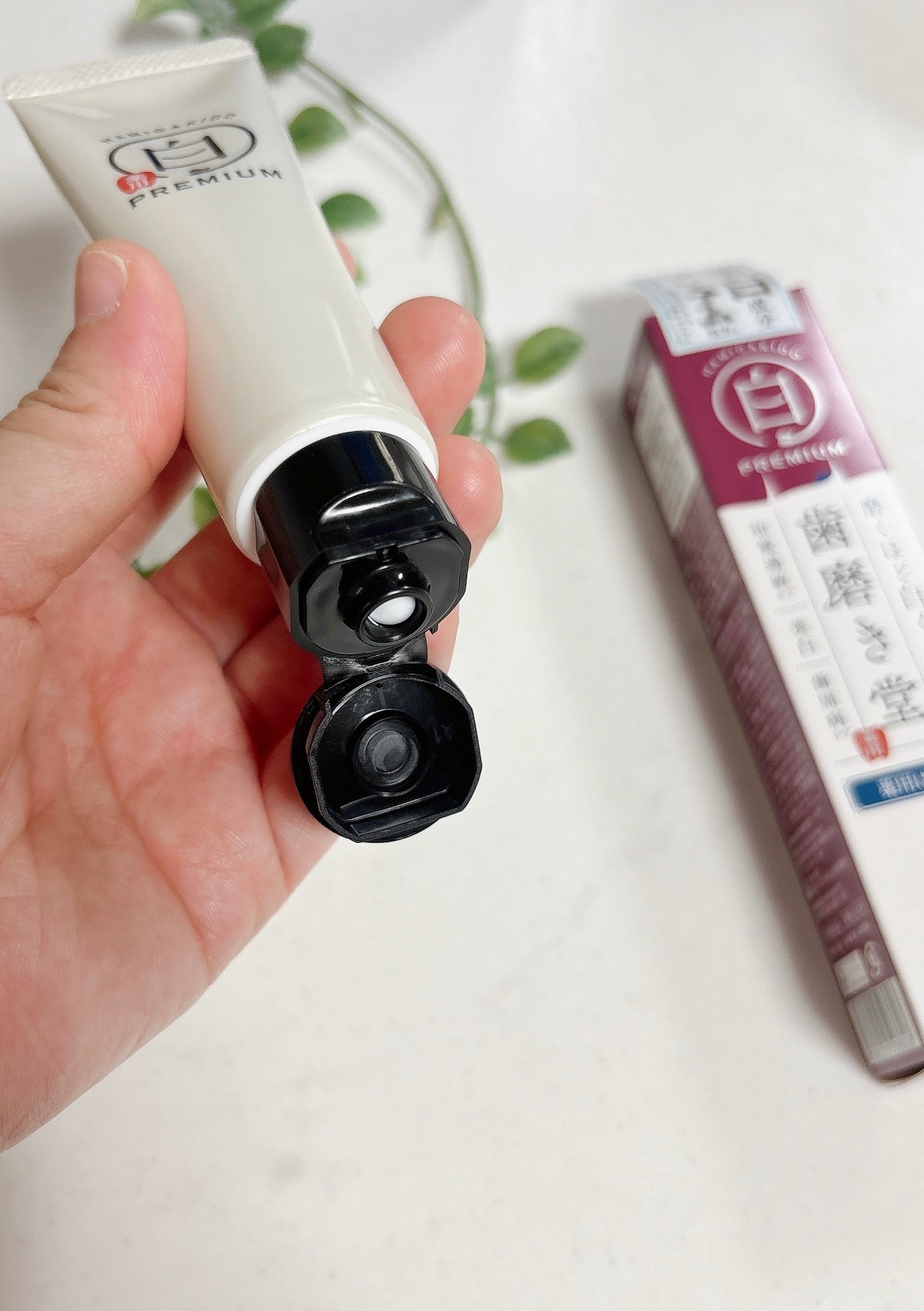 歯磨き堂 薬用ホワイトニングペースト プレミアム/歯磨き堂/歯磨き粉を使ったクチコミ(3枚目)