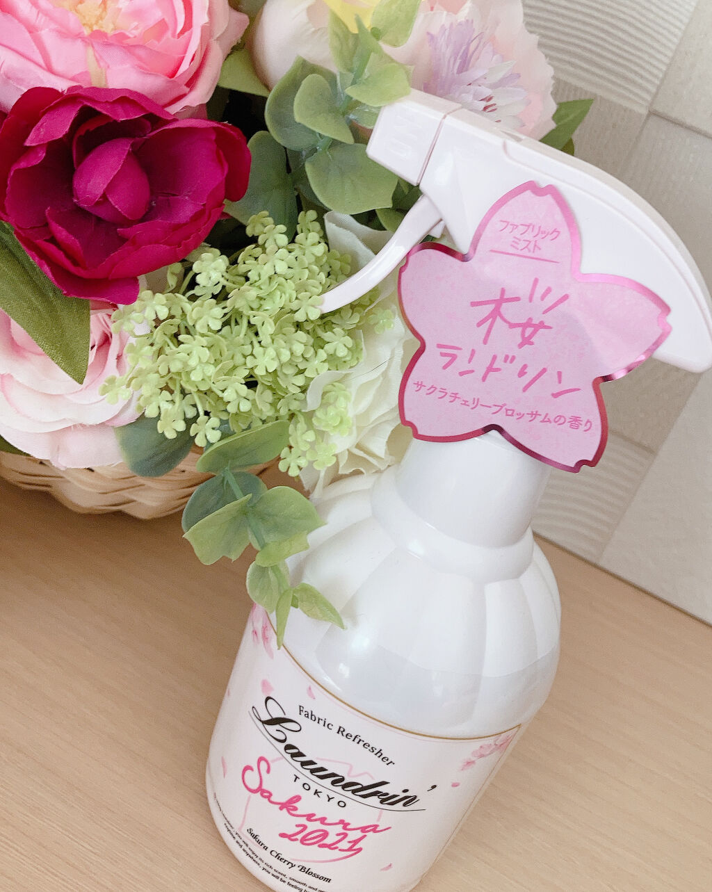 ファブリックミスト サクラチェリーブロッサム2026/ランドリン/ファブリックミストを使ったクチコミ（1枚目）