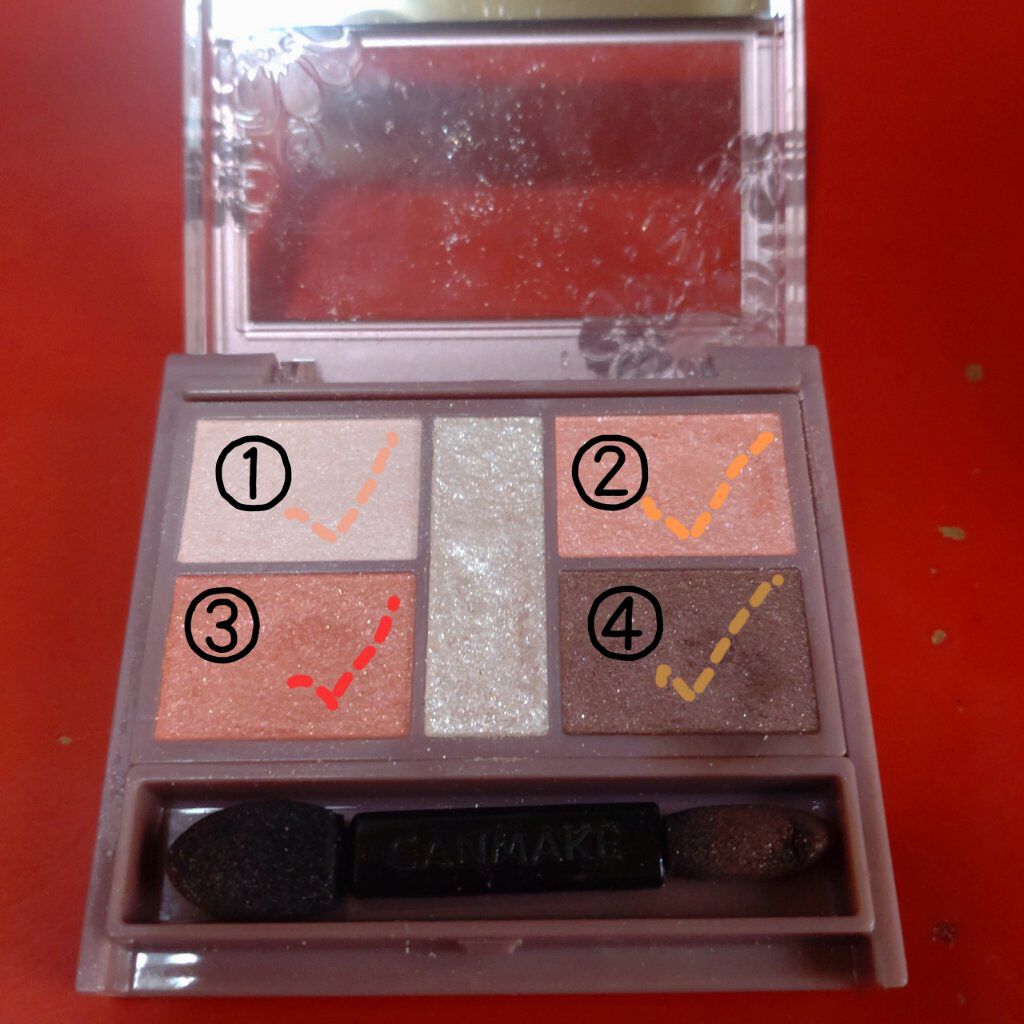 パーフェクトスタイリストアイズ/キャンメイク/アイシャドウパレットを使ったクチコミ（2枚目）