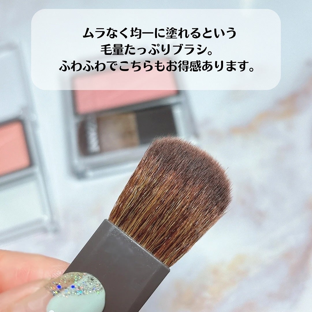 チークブラッシュ/CEZANNE/パウダーチークを使ったクチコミ(4枚目)