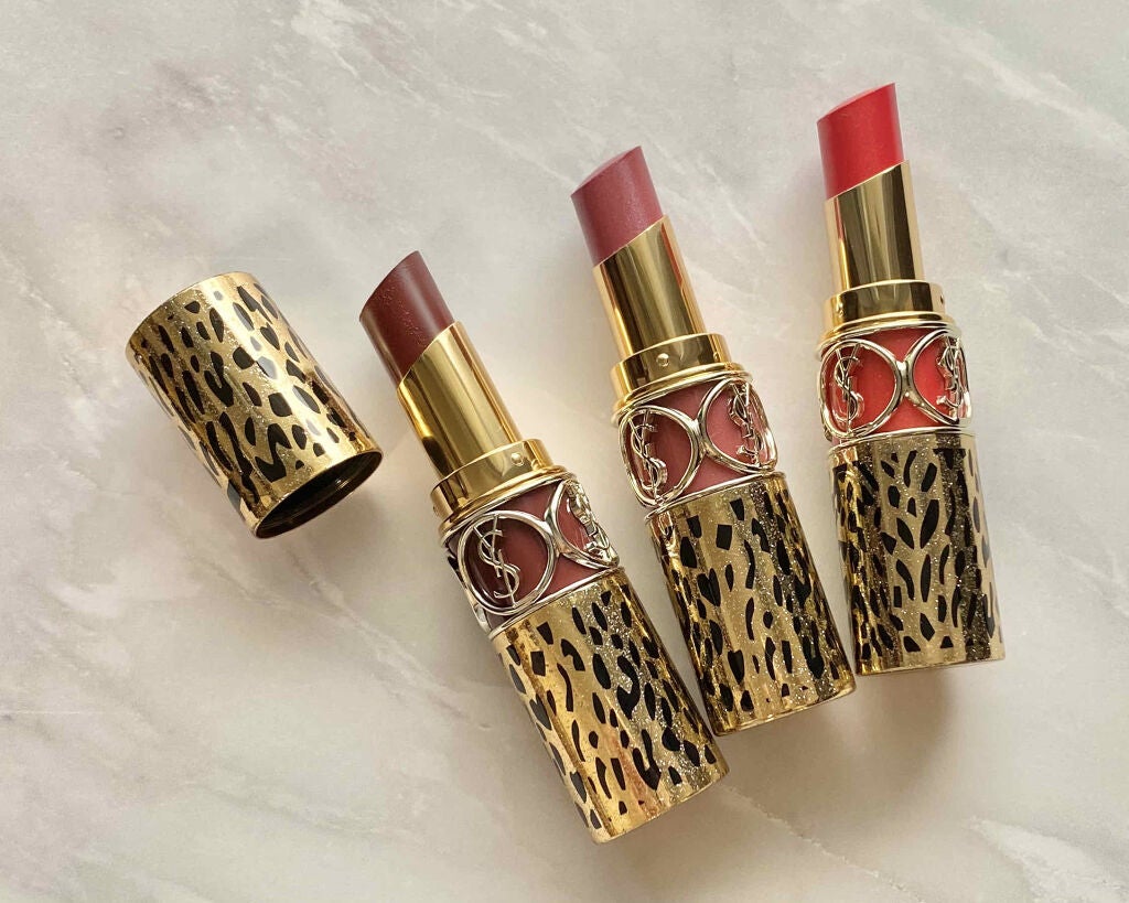 ルージュ ヴォリュプテ シャイン/YVES SAINT LAURENT BEAUTE/口紅を使ったクチコミ(1枚目)