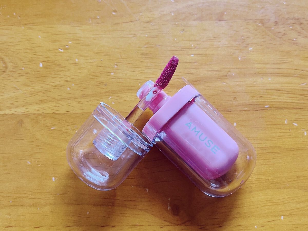 ジェルフィットティント/AMUSE/リップティントを使ったクチコミ（3枚目）