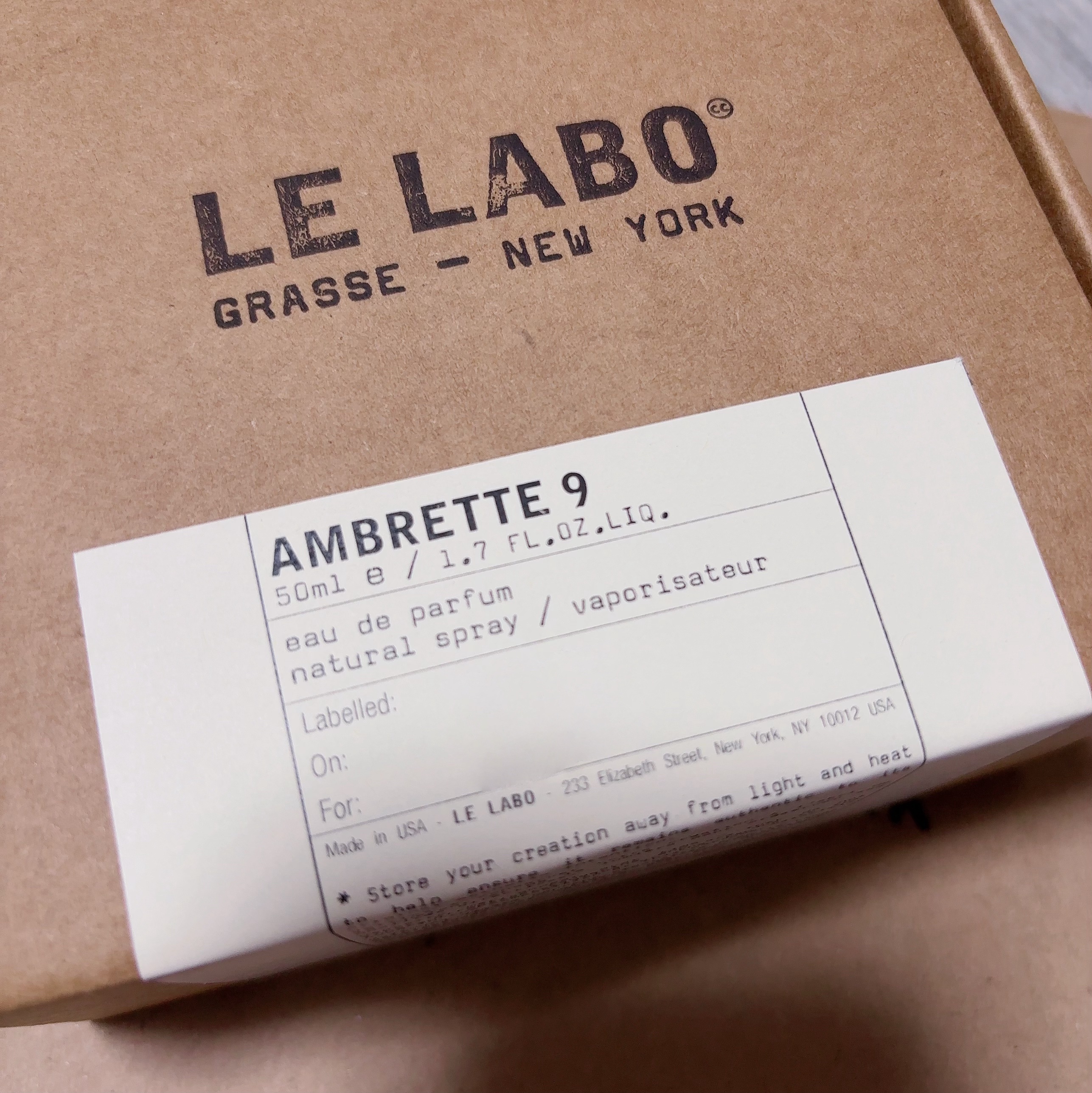AMBRETTE 9 eau de parfum/LE LABO/香水(レディース)を使ったクチコミ（2枚目）