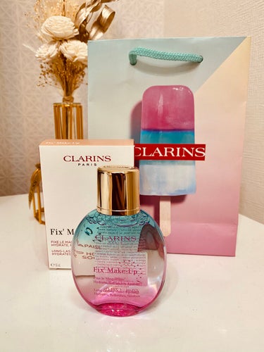 フィックス メイクアップ/CLARINS/ミスト状化粧水を使ったクチコミ（1枚目）