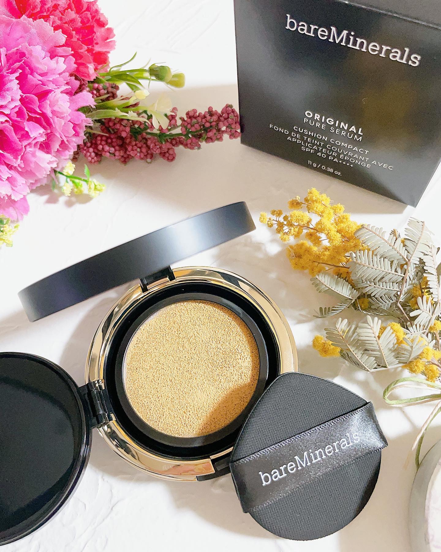 オリジナル ピュア セラム カバーアップ クッション/bareMinerals/クッションファンデーションを使ったクチコミ（2枚目）