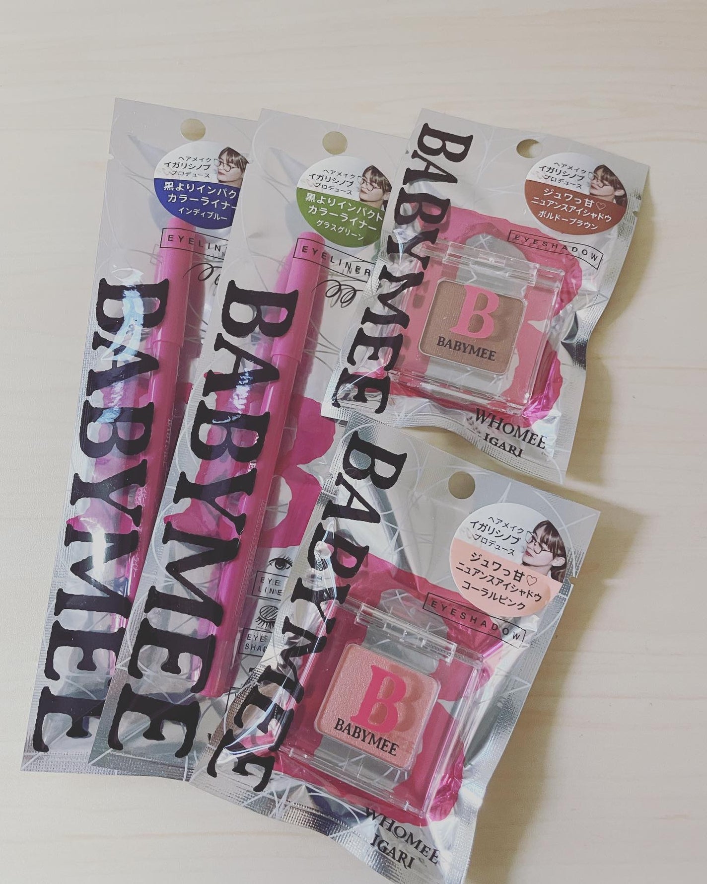 アルム on LIPS 「イガリシノブさんのBABYMEEのカラーライナーとシャドー購入..」(1枚目)