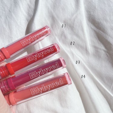 Glassy Layer Fixing Tint 02 #Berry Kitsch/lilybyred/口紅を使ったクチコミ（2枚目）