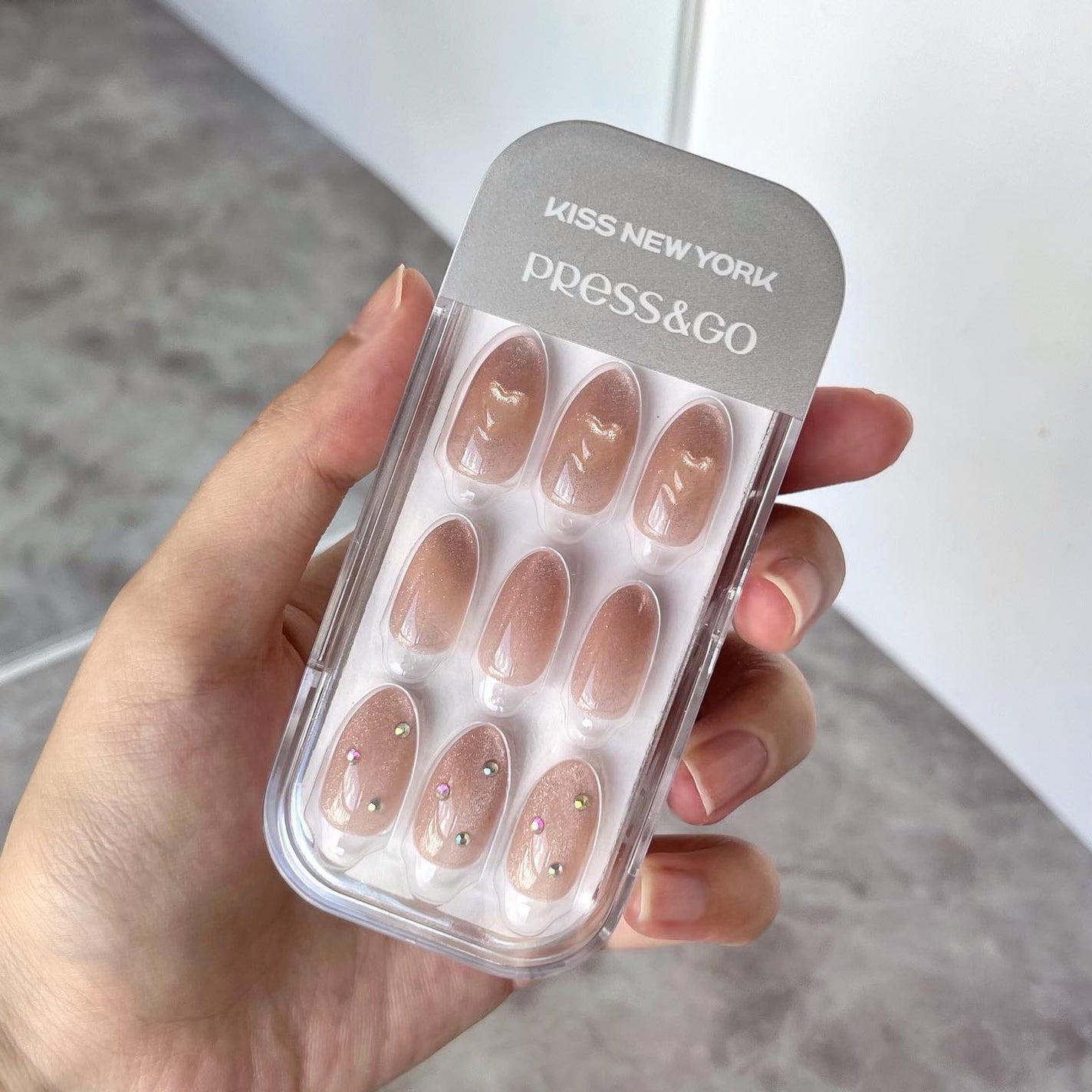 Press&Go PREMIUM (プレスアンドゴー プレミアム)/KISS NEW YORK/ネイルチップ・パーツを使ったクチコミ(1枚目)