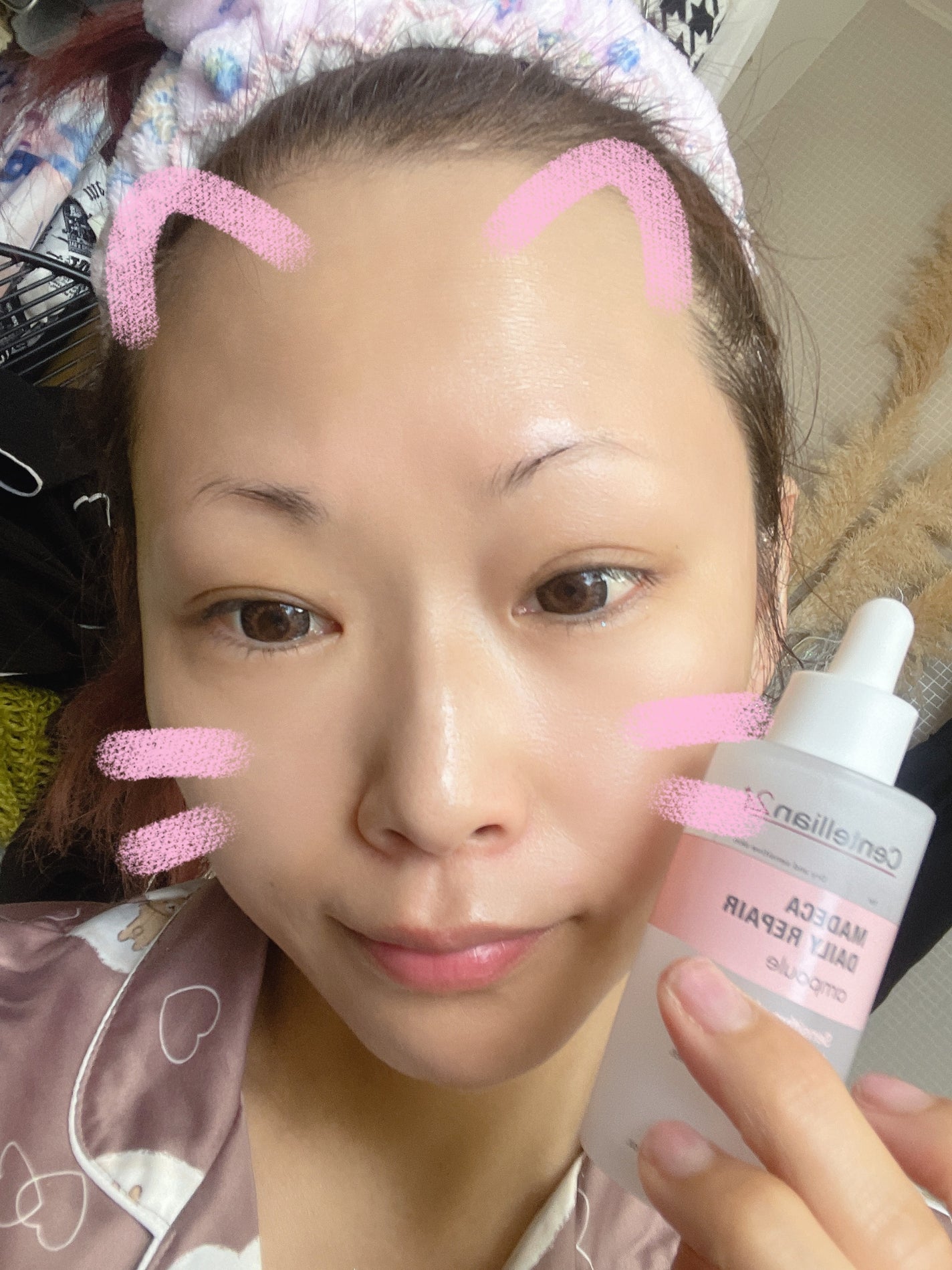 マデカデイリーリペアアンプル/センテリアン24/美容液を使ったクチコミ(6枚目)