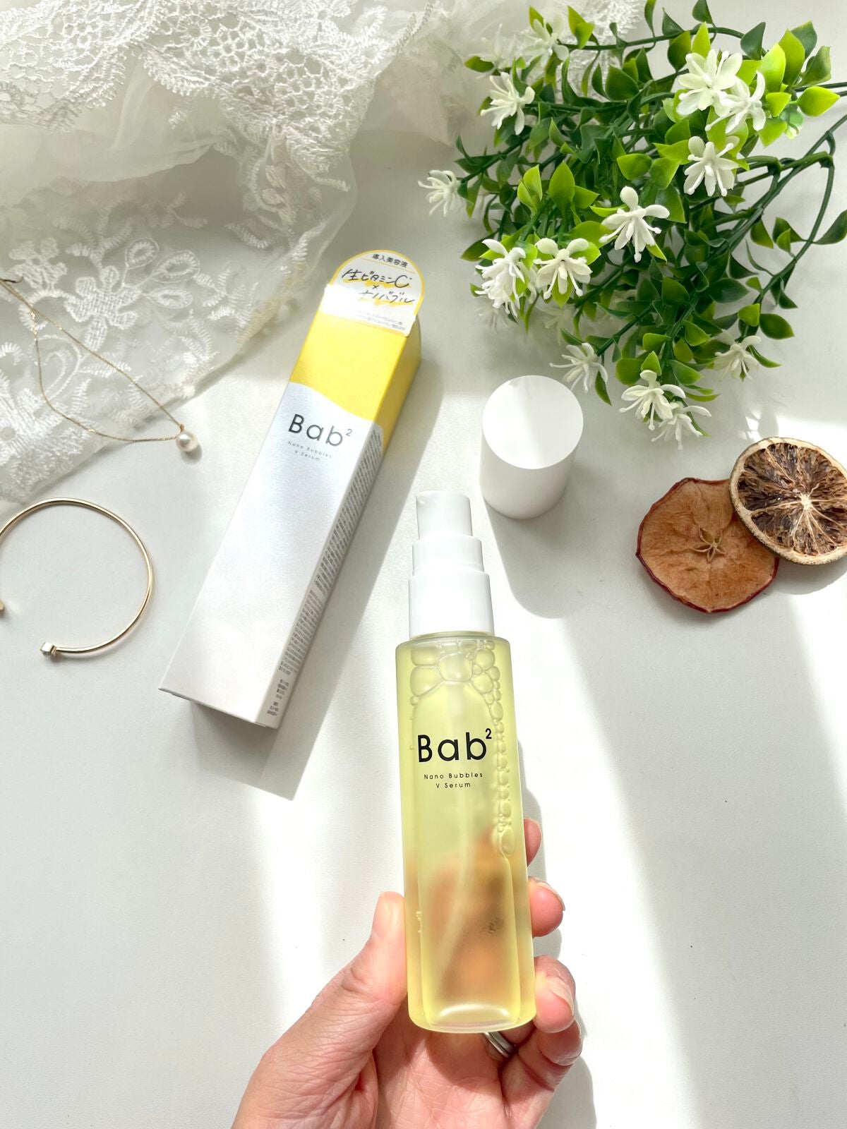 バブバブ ナノバブルVセラム/Bab2/美容液を使ったクチコミ(2枚目)