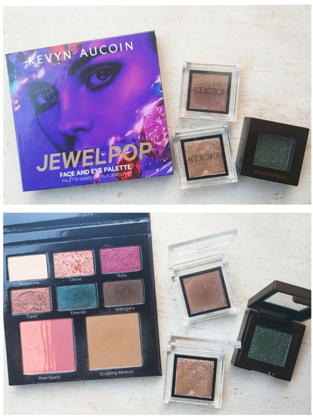 JEWELPOP/FACE AND EYE PALETTE/Kevyn Aucoin/アイシャドウパレットを使ったクチコミ（2枚目）