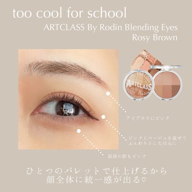 ARTICLASS BLENDING EYES/too cool for school/アイシャドウパレットを使ったクチコミ（3枚目）