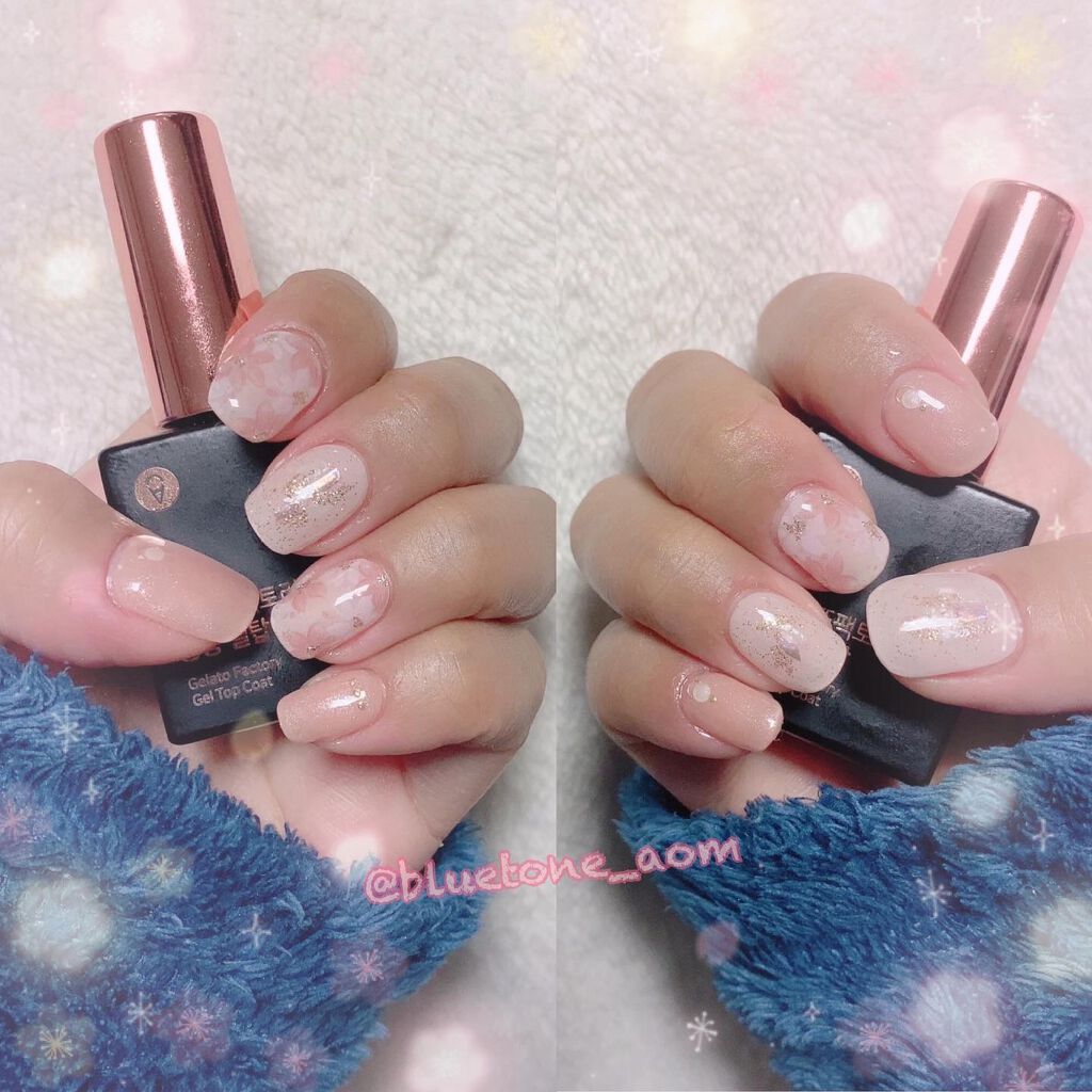 プロテクトベースコート(ネイルファンデーション)/GELATO FACTORY/ネイルベースコートを使ったクチコミ（2枚目）