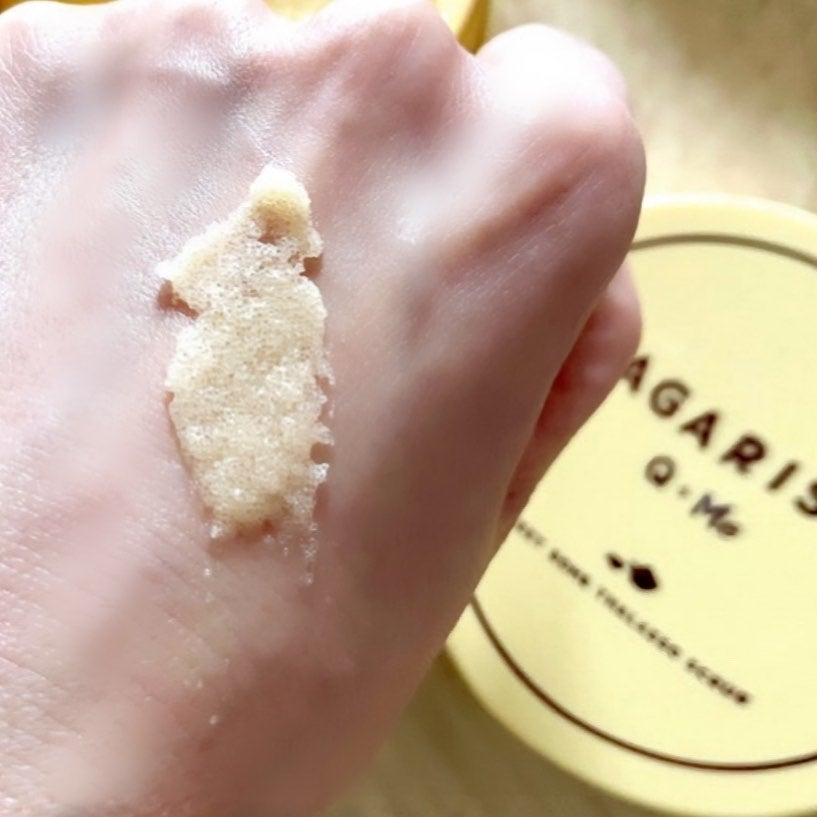 Q+Me スウィートボムタラソスクラブレモンティーの香り/AGARISM/バスト・ヒップケアを使ったクチコミ(2枚目)
