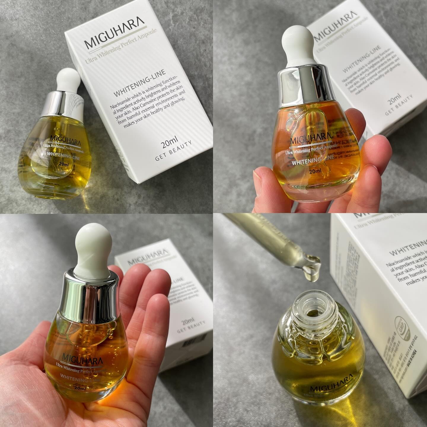 Ultra Whitening Perfect Ampoule/MIGUHARA/美容液を使ったクチコミ（3枚目）