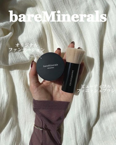 ビューティフル フィニッシュ ブラシ/bareMinerals/メイクブラシを使ったクチコミ（1枚目）