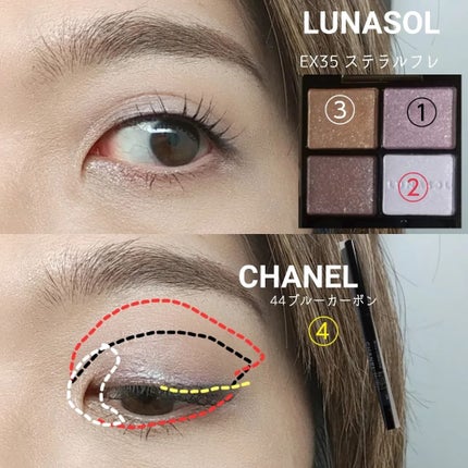 ステラドリームコフレ /LUNASOL/メイクアップキットを使ったクチコミ(8枚目)