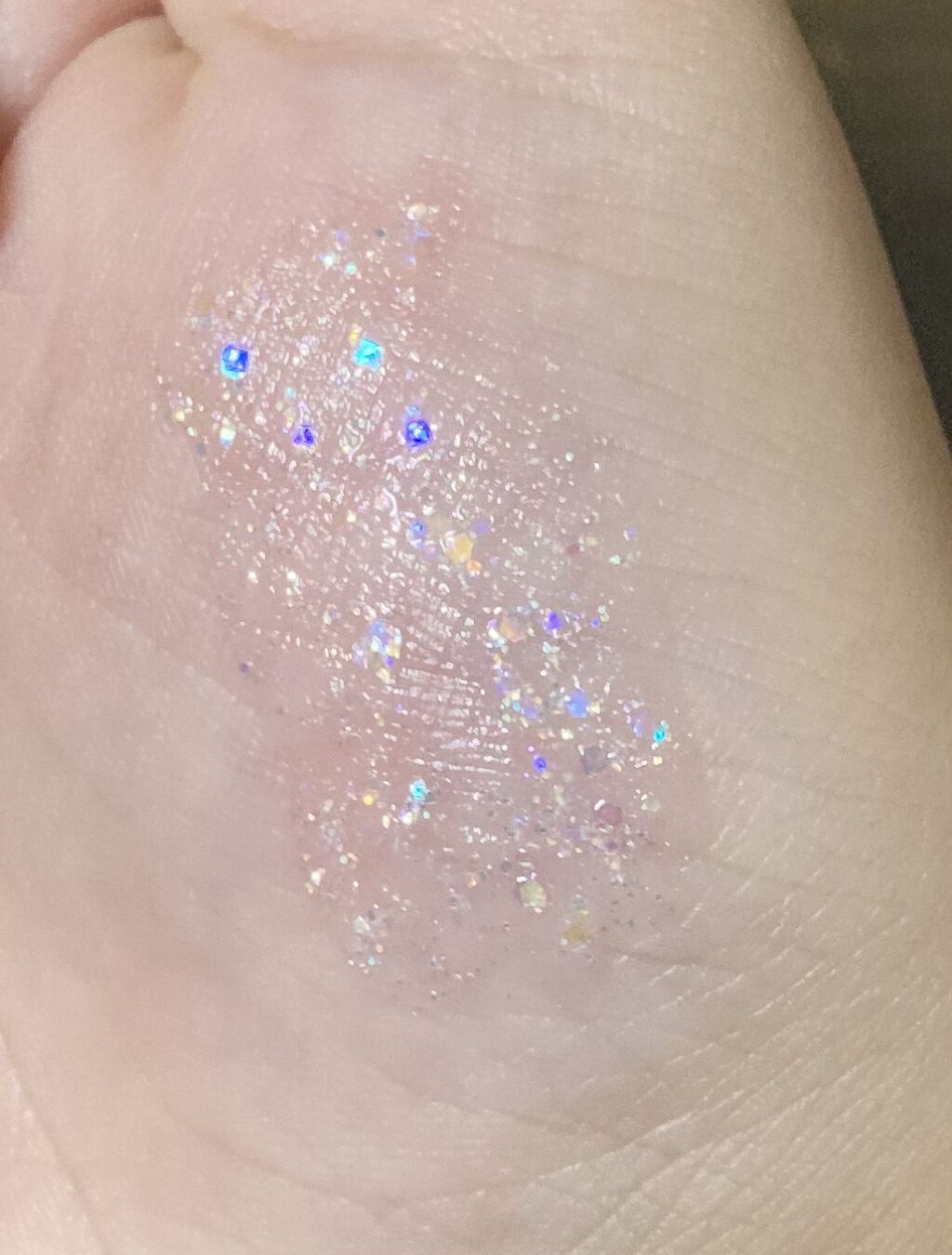シュガー トゥインクル リキッド グリッター/PERIPERA/グリッターを使ったクチコミ（3枚目）