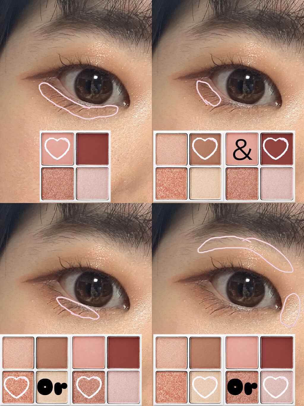 THE アイパレR/b idol/アイシャドウパレットを使ったクチコミ(4枚目)