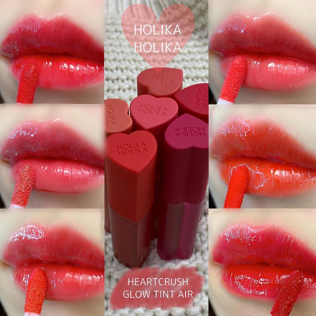 ホリカホリカ ハートクラッシュグローティントエアー/HOLIKA HOLIKA/リップティントを使ったクチコミ（1枚目）