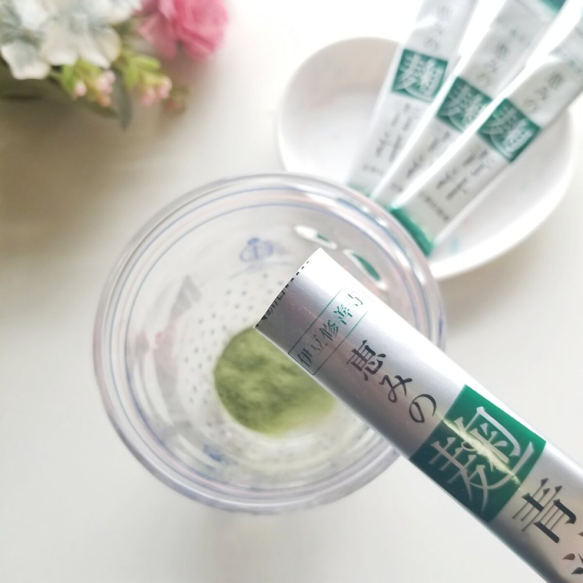 恵みの麹青汁/爽健らぼ/青汁を使ったクチコミ(3枚目)